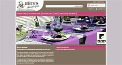 Desktop Screenshot of becus-boutique.com